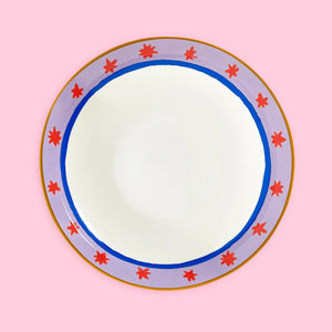 Eleanor Bowmer Red Stars Pasta Bowl - Plastic Freedom