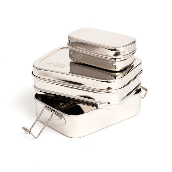 Elephant Box 3-in-1 Stainless Steel Snack Box - Plastic Freedom