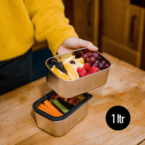 Elephant Box Prepare & Store Containers Grey - Plastic Freedom
