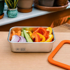 Elephant Box Prepare & Store Containers Orange - Plastic Freedom
