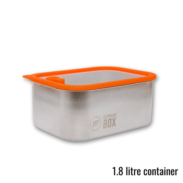 Elephant Box Prepare & Store Containers Orange - Plastic Freedom