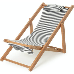 Business & Pleasure Kids Mini Sling Chair - Lauren's Navy Stripe
