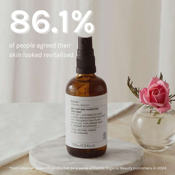 Evolve Beauty Age Defying Hydrating Face Mist to Hydrate and Refresh - Plastic Freedom