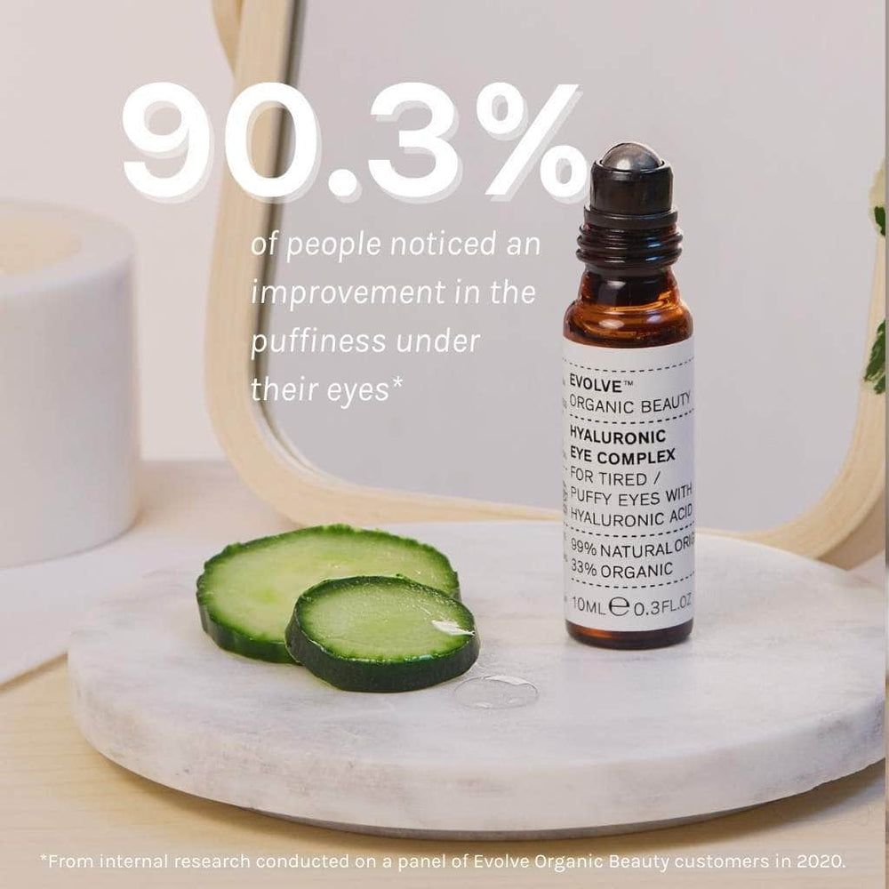 Evolve Beauty Hyaluronic Eye Complex Roller - 10ml - Plastic Freedom