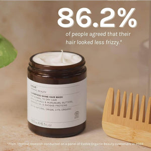 Evolve Beauty Superfood Shine Hair Mask - For Dry or Damaged hair