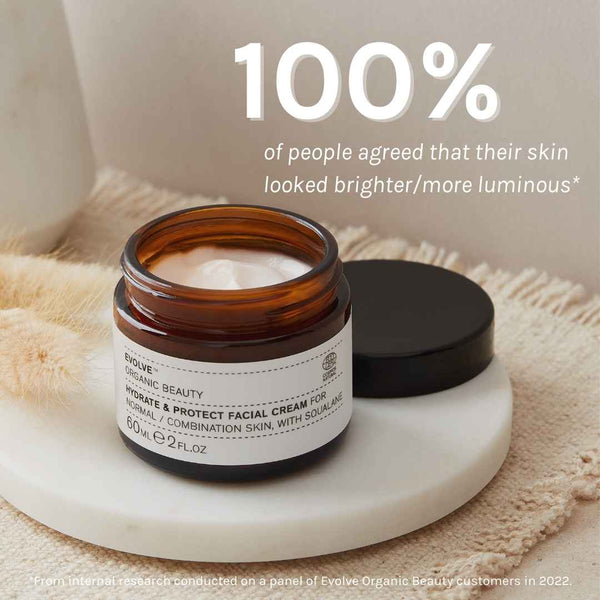 Evolve Beauty Hydrate and Protect Facial Cream