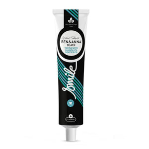 Ben & Anna Toothpaste Tube 75ml with Fluoride - Charcoal