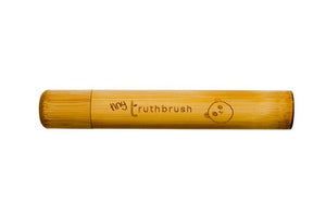 Truthbrush Kids Bamboo Toothbrush + Travel Case Set