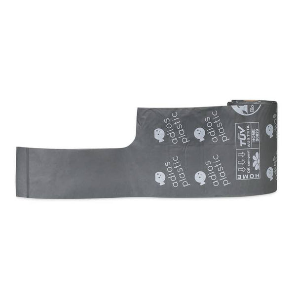 Adios Plastic Compostable Poo Bags With Tie Handle - 8 Rolls - x120 Pack