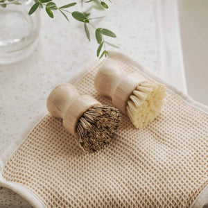 Jungle Culture Bamboo Dish Brush Set - x2 Brushes