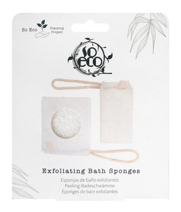 So Eco Exfoliating Bath Sponges x2 Pack