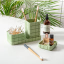 Block Design Handmade Eco Friendly Jesmonite Tile Square Dish