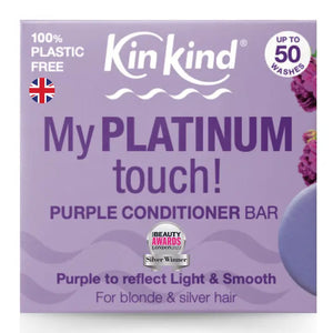 KinKind Purple Conditioner Bar 50g - for Blonde Hair