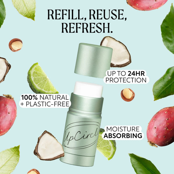 UpCircle Plastic Free Refillable Deodorant with Macadamia + Bergamot