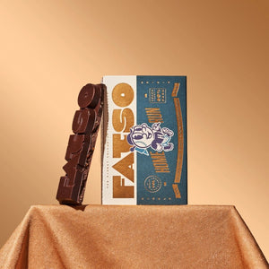 FATSO Vegan Chunky Chocolate Bar 150g - Home Run Stalted Pretzel, Almond and Honeycomb - Plastic Freedom