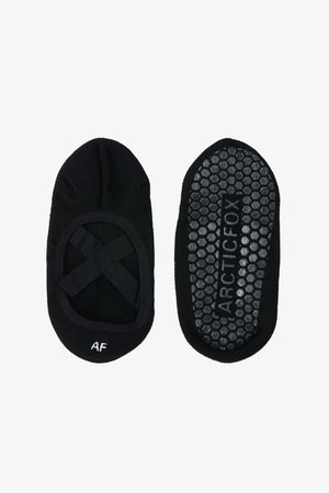 Arctic Fox 100% Bamboo Yoga Crossover Grip Socks
