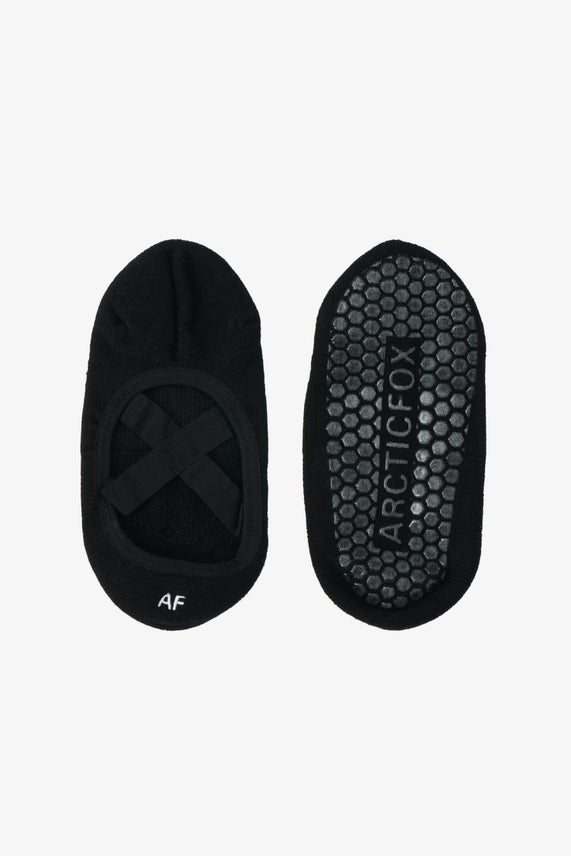 Arctic Fox 100% Bamboo Yoga Crossover Grip Socks