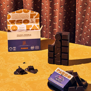 FATSO Vegetarian Chunky Chocolate Bar 150g - Nan's Stash Peanuts, Toffee and Digestives