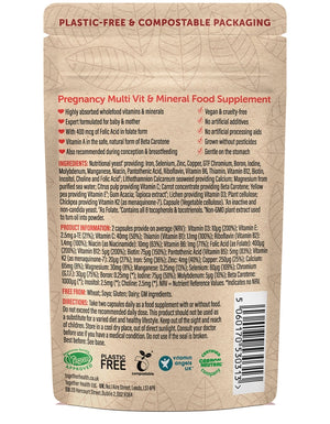 Together Health Vitamin Pregnancy Vegan & Organic Supplement x30 – Compostable Packet
