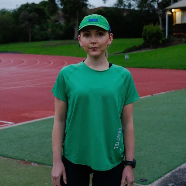 Fractel V-OSSA Performance Recycled Running Tee Women's - Plastic Freedom