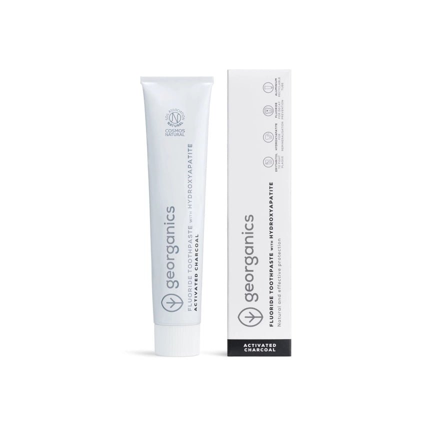 Georganics Toothpaste Tube with Hydroxyapatite - 75ml - Plastic Freedom