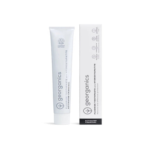 Georganics Toothpaste Tube with Hydroxyapatite - 75ml - Plastic Freedom