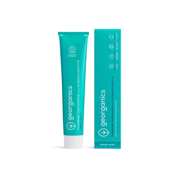 Georganics Toothpaste Tube with Hydroxyapatite - 75ml - Plastic Freedom