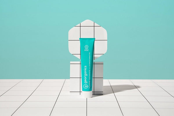 Georganics Toothpaste Tube with Hydroxyapatite - 75ml - Plastic Freedom