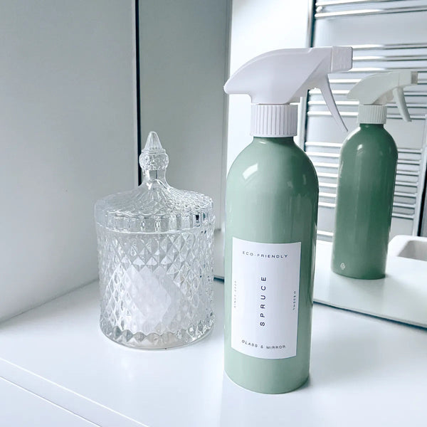 Spruce Refillable Glass & Mirror Cleaner - Organic Peppermint Essential Oil