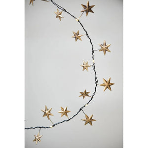 Gold Star Lead Wire Christmas Lights - 1m - Plastic Freedom