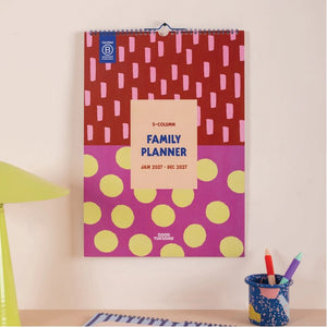 Good Tuesday A3 Family Wall Calendar 2027 - Plastic Freedom