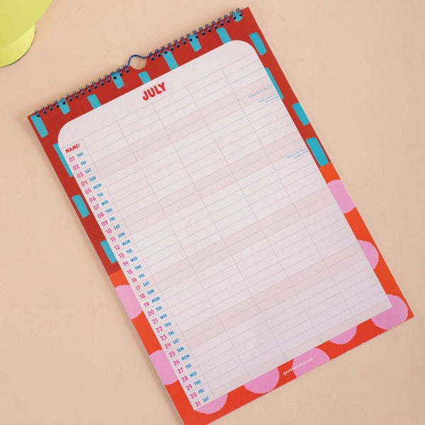 Good Tuesday A3 Family Wall Calendar 2027 - Plastic Freedom