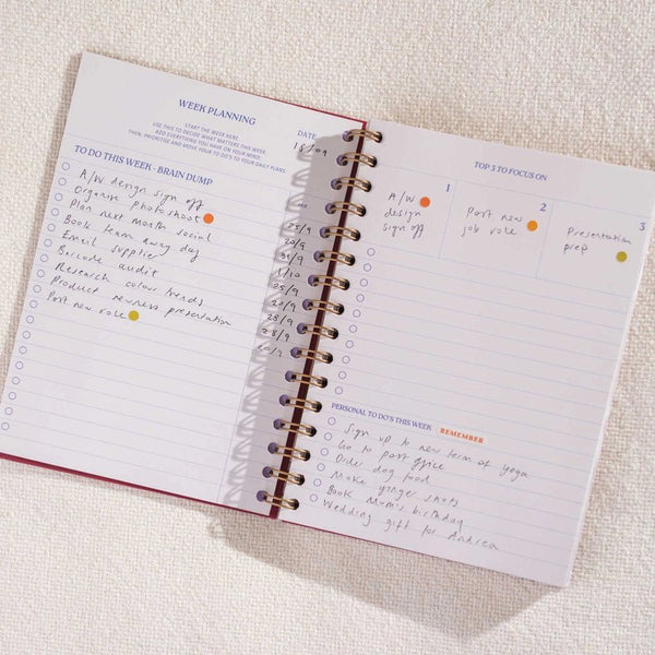 Good Tuesday Undated Daily Productivity Planner - A5 - Plastic Freedom