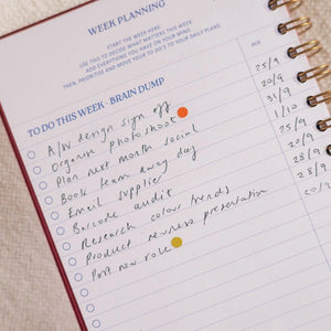 Good Tuesday Undated Daily Productivity Planner - A5 - Plastic Freedom