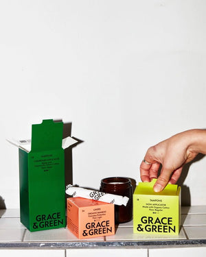 Grace & Green Non-Applicator Organic Tampons - Plastic Freedom