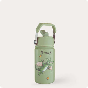One Green Bottle Stainless Steel Kids Water Bottle 400ml - Gruffalo Zog & Golden Star