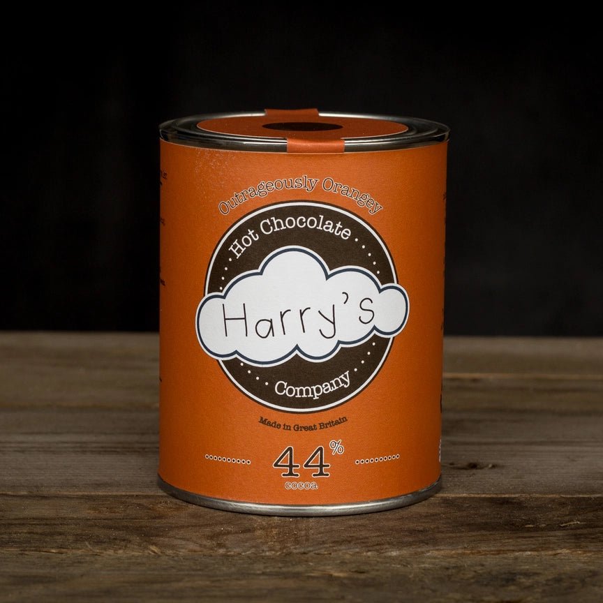 Harry's Hot Chocolate Vegan 300g - Outrageously Orangey - Plastic Freedom