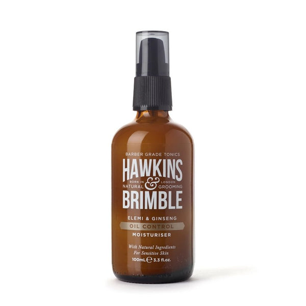 Hawkins and Brimble Men's Oil Control Face Moisturiser - 100ml - Plastic Freedom