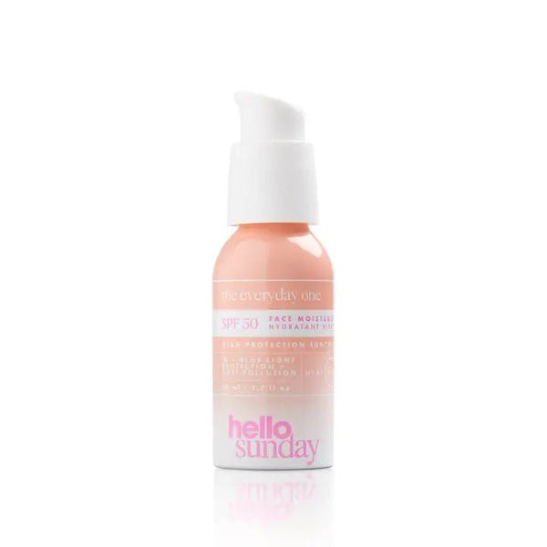 Hello Sunday The Everyday One Face Moisturiser SPF50 with Hyaluronic Acid - 50ml - Plastic Freedom