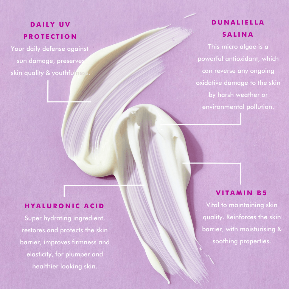 Hello Sunday The Everyday One Face Moisturiser SPF50 with Hyaluronic Acid - 50ml - Plastic Freedom