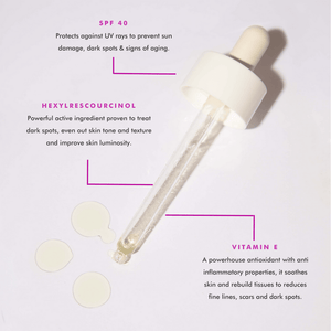 Hello Sunday the Glow Dark Spot Serum SPF40 with Hexylresorcinol - 30ml - Plastic Freedom
