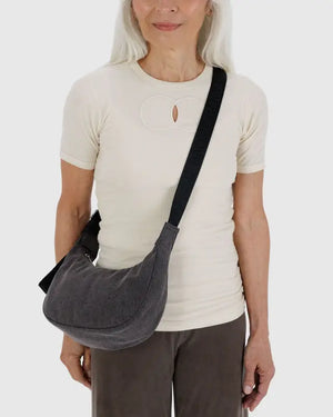BAGGU Crescent Bag Small Denim - Recycled Cotton