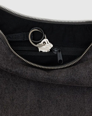BAGGU Crescent Bag Medium Denim - Recycled Cotton