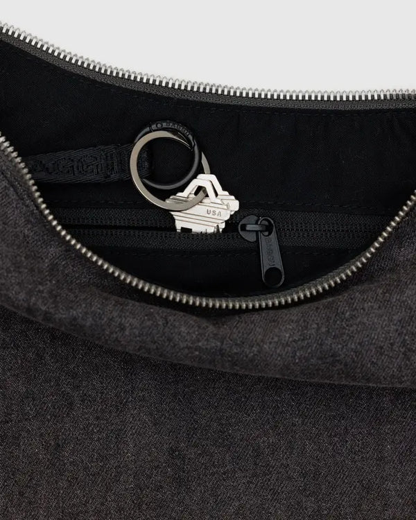 BAGGU Crescent Bag Medium Denim - Recycled Cotton