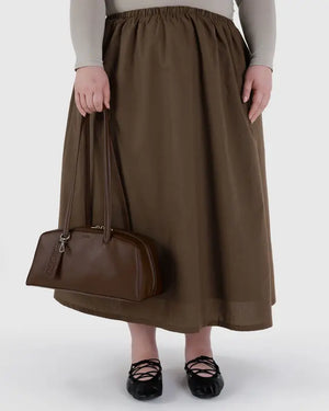 BAGGU Bowler Bag - Recycled Leather