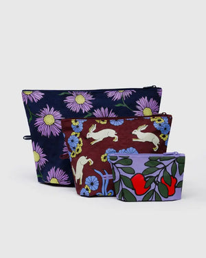 BAGGU Go Pouch Set - Recycled