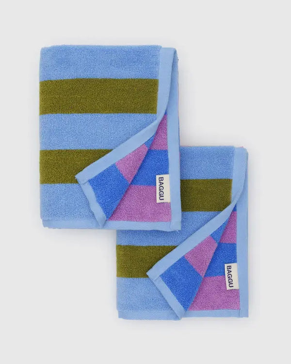 BAGGU Organic Cotton Hand Towel x2 Pack