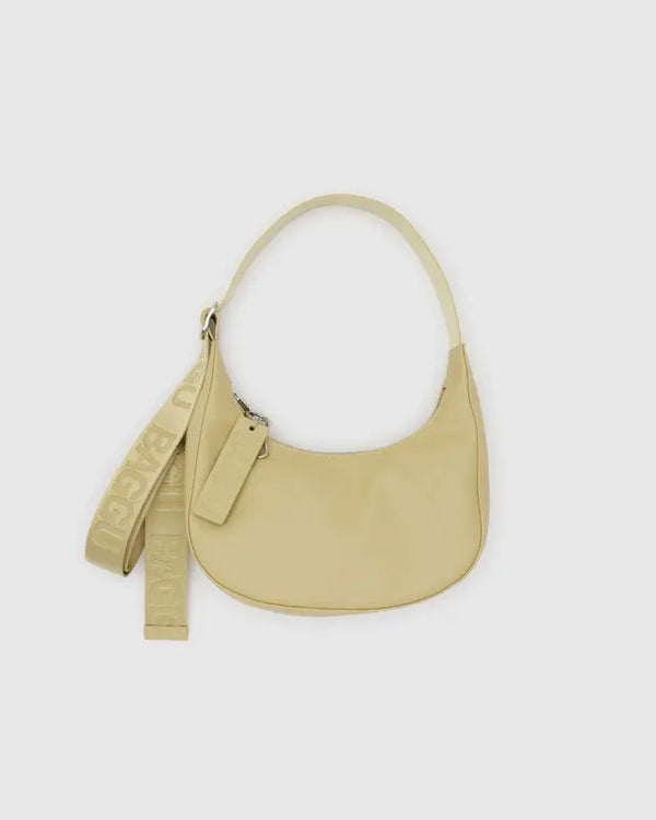 BAGGU Crescent Bag Small - Recycled Leather