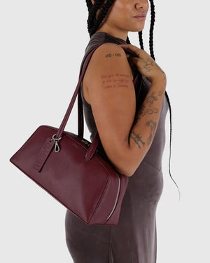 BAGGU Bowler Bag - Recycled Leather