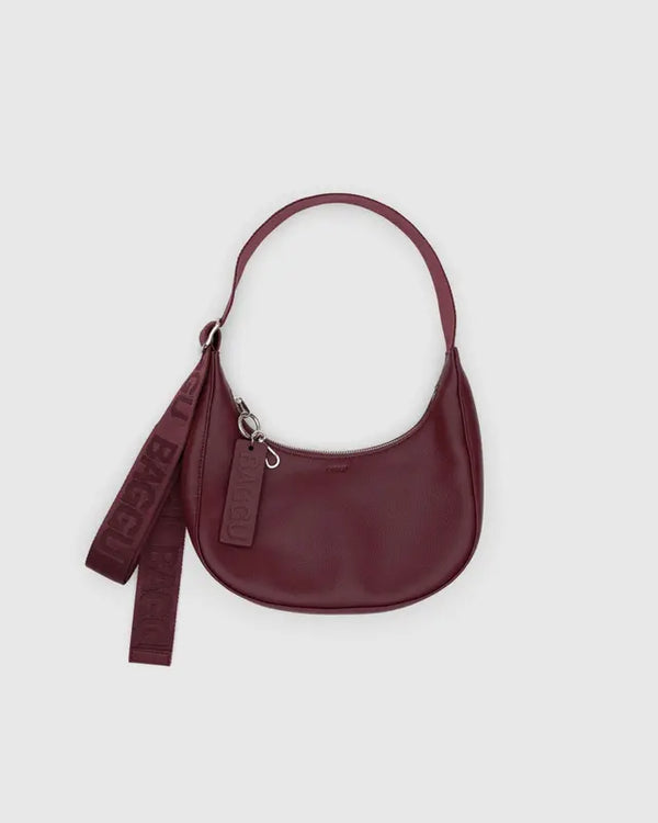 BAGGU Crescent Bag Small - Recycled Leather